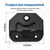 703-12302-0637 Hitch Plate - for Cub Cadet Ultima ZT1 42 46 50 54 & ZT2 Series Lawn Mowers, Universal Heavy Duty Zero Turn Mower Trailer Hitc