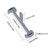 10pcs Plastic Linear Shower Drain Tile Tray Supporter, Shower Drain Clip for EXF Offset Linear Drain