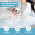 Bathtub Splash Guard for Tub Kids and Pets with Splash Strips, No Drilling 71" Wide Retractable Waterproof Shower Splash Guard for Bathtub, Space-Saving Bathtub Water Guards Retractable Gate, Clear-1765521524