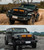 Grill Lights for Jeep Wrangler JL JLU Front Bumper Grille LED Running Marker Lamp Accessories (Amber, 2024-2025)