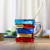 Ceramic Innovative 3D Painting Book Mug Unique Stacked Coffee Cup Perfect Gift for Literature Lovers Creative Colorful Book Gift Ideal for Christmas TikTokShopBlackFriday Reuse Reusable