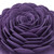 KINGROSE 3D Flower Decorative Throw Pillow Round Cushion for Sofa Chair Couch 14 Inches Round Purple