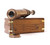 Vintage Copper Finish Telescope with Wooden Box Marine Gift London 1917