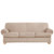 SureFit Ultimate Stretch Suede 4 Piece T Sofa Slipcover in Cement