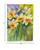 Caroline's Treasures BMBO0880CHF Daffodils by Maureen Bonfield House Flag Large Porch Sleeve Pole Decorative Outside Yard Banner Artwork Wall Hanging, Polyester, House Size, Multicolor