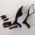 HONGK- Black Spear Blade Mini Mirrors Compatible with Gsxr 600 750 1000 1300 Hayabusa Gsx-R [B01C0SQSJG]