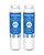Waterdrop MSWF Refrigerator Water Filter, Replacement for GE® MSWF, 101820A, 101821B, RWF1500A, NSF 42&372 Certified, Pack of 2 (Package May Vary)