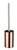 WENKO Detroit Stainless Steel Toilet Brush Set, Copper, 8.9 x 8.9 x 41.5 cm