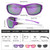 Hifot Sunglasses Womens Polarized 3 Pairs, Sun Glasses for Cycling Driving Fishing, Women's Sunglasses for Sport Running Baseball Tennis Golf