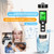 Hydrogen Water Tester 4 in 1 PH,H2,ORP&Temp,pH Meter ORP Meter Hydrogen Tester for Water with ATC & Backlight,Accurate Hydrogen Water ppb/ppm Meter