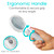 Vive LED Magnifying Glass with Light for Kids & Elderly - 3x/45x - Reading, Close Work, Coins, Stamp Collecting, Jewelers - Portable Handheld Magnifier for Macular Degeneration,Vision Aid