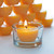 Serenibee Beeswax Tea Light Candles - 100% Pure Beeswax with One Reusable Glass Candle Holder and Reusable Cotton Bag Eco Friendly Gift Set(12)