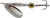 Thundermist Lure Company Eye#4-S-S-SIL Stingeye Spinner Fishing Lure, Silver