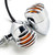 TASWK Chrome Heavy Duty Motorcycle Turn Signals Bulb Indicators Blinkers Lights a Pair