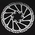 180mm Disc Brake Rotor 2 packs CYSKY Stainless Steel Bike Disc Brake Rotor 6 Bolts for Most Bicycle Road Bike Mountain Bike BMX MTB (Include 12 Screws, Black)