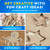 NATIONAL GEOGRAPHIC Moon Sand - 12 Lbs. of Play Sand with Castle Molds (Natural) - A Fun No Mess Sensory Activity, Kids Play Set, Sensory Bin Filler