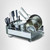 KitchenAid Large Capacity Full Size Rust Resistant Dish Rack with Angled Drain Board and Removable Flatware Caddy, Light Grey
