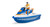 Bruder 63150 Personal Water Craft with Driver Vehicles - Toys