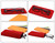 Shapenty 5 Colors Portable Felt Eyeglass Pouch Case Reading Glasses Bag Soft Slip In Sunglasses Holder Sleeve for Eye Glasses Protection and Travel Storage, 5PCS