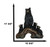Ebros Large Realistic Rustic Forest Protective Mother Black Bear with 3 Cubs Standing On Wooden Log Bridge Statue 17.25" High Family Bears Western Cabin Lodge Decor Figurine As Garden Patio and Home