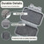 Hide a Key Outside with our Grey Magnetic Box, Our Waterproof Air-Tight Magnetic Key Box for Under Car Stays Secure with 2 Strong Neodymium Magnets