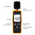 Decibel Meter Sound Level Reader 30-130dB(A), Hand-held Sound Noise Meter with Backlight Alarm, Digital Noise Meter Decibel Monitoring Tester Calibrated Audio Noise Volume Measuring Instrument