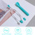 AITIME Soft Contact Lenses Remover and Insertion Tool, Contact Tweezers and Soft Silicone Scoop for Girls with Long Nails, Gift for Contact Lens New User (Green)