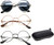 BillieJoe Round Circle Oval Metal Reading Glasses Wired Sun Readers (3 PACK) for Men Women Spring Hinged Tinted Lenses (3 Pack, 2.50, x)