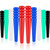 60 Pieces Plastic Cribbage Pegs Tapered Board Pegs Replacement for Cribbage Traditional Board Game, 5 Colors