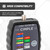 THE CIMPLE CO Coax Cable Tester, 8 Port, Wire Tracer, Continuity Tester, Test up to 8 Locations, Includes Color Coded Remotes, Mapper, Toner, Black
