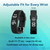 Tabtime Vibrating Alarm Wristband - Silent Alarm Watch for Adults and Kids - with up to 10 Personal or Pill Reminders per Day​