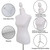 Female Mannequin Torso Dress Form Manikin Body Sewing Mannequins w/Plastic Tripod Base Stand 58"-67" Adjustable Height