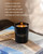 Benevolence LA Clearance Candles Bergamot & Jasmine Christmas Scented Candles | Soy Black Holiday Candle for Home | Gifts for Women and Men | Home Fragrance | Aromatherapy | 6oz