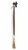 Shoehorn/Back Scratcher, Saddle Handle with Western Flair. Long Reach at 29 Inches Long. Made in Italy. Brown