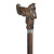 Shoehorn/Back Scratcher, Saddle Handle with Western Flair. Long Reach at 29 Inches Long. Made in Italy. Brown