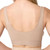 Coobie Seamless Comfort Bra with Lace Trim,Light Nude,Large