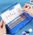 Pop up Multifunction Pencil Case for Kids Astronaut Spacesuit Pen Box Bag Pencil Holder for School Students Starry Sky Cute Pencil box for Boys with Sharpener Password Lock Schedule Whiteboard (Blue）