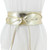FASHIONGEN - Woman Italian leather Obi belt, CASSIANE - Golden, L-XL