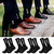 CARAKNOTS Groomsmen Socks for Usher Funny Usher Socks Groomsmen Gifts for Wedding Bachelor Proposal Gifts Black Cotton Novelty Dress