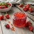 BREXONIC Strawberry Boba Pearls Popping Bursting Boba, Tapioca Pearls For Bubble Tea, No Artificail Colors (2 LB 1 Pack)