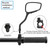 TOPCABIN 1 Pair Bicycle Mirror,Big View Bike Rear View Mirror Blindsight Multi Angle Adjustable Bike Mirror Billet Aluminum Chrome Plated Outside Skull Claw Style Also suitable for motorcycle mirror-1765748822