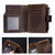 LUKZIJAES Genuine Leather Wallet for Men Vertical Model Large Capacity Card Case Purse Mens Vintage RFID Blocking with Zipper ID Window Coin Pocket (#6-Coffee)-1765813889