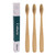 Colincie Bamboo Toothbrush - Medium Boar Bristles Natural - NO Plastic Environmentally Friendly (8 Pieces)