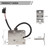 Electric Rotary Latch, Electromagnetic Control Lockers Solenoid Lock, Cabinet Drawer Latch DC 12V, Zinc Alloy Mini Electric Bolt Lock for Small Cabinet Door