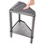 Stainless Steel Corner Shower Stool 15.9"H Shower Foot Rest Shower Bench Seat, Shower Chair Seat, Shower Shaving Foot Rest with Adjustable Feet, Non-Slip, Indoor & Outdoor Easy Assemble (Grey)-1765814843