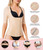 Gotoly Women Waist Trainer Corset Tummy Control Shapewear Upper Arm Shaper Post Surgical Slimmer Compression Tops(Beige Short Sleeve,Medium)