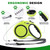 30FT Retractable Dog Leash 30 FT，360° Tangle-Free Dog Walking Leash forMedium and Large Dogs up to 77 lbs one-Hand Brake, one-Button Pause, Lock（Green）-1765816940