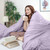 Utopia Bedding Duvet Cover Full Size - 3 Piece with Zipper Closure - 1 Comforter Cover 80X90 Inches & 2 Pillow Shams 20X26 Inches (Lavender) Comforter Not Included-1765817432