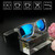 Joopin Oversized Square Sunglasses Mirrored Shades for Women Men Clear Frame Sun Glasses Polarized UV Protection Shady Rays (Red + Purple + Blue)-1765818732