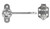 Buyers Products Company DH305 Heavy-Duty Aluminum Door Hold Back - 4 Inch Hook and 2-Position Keepe-1765818803